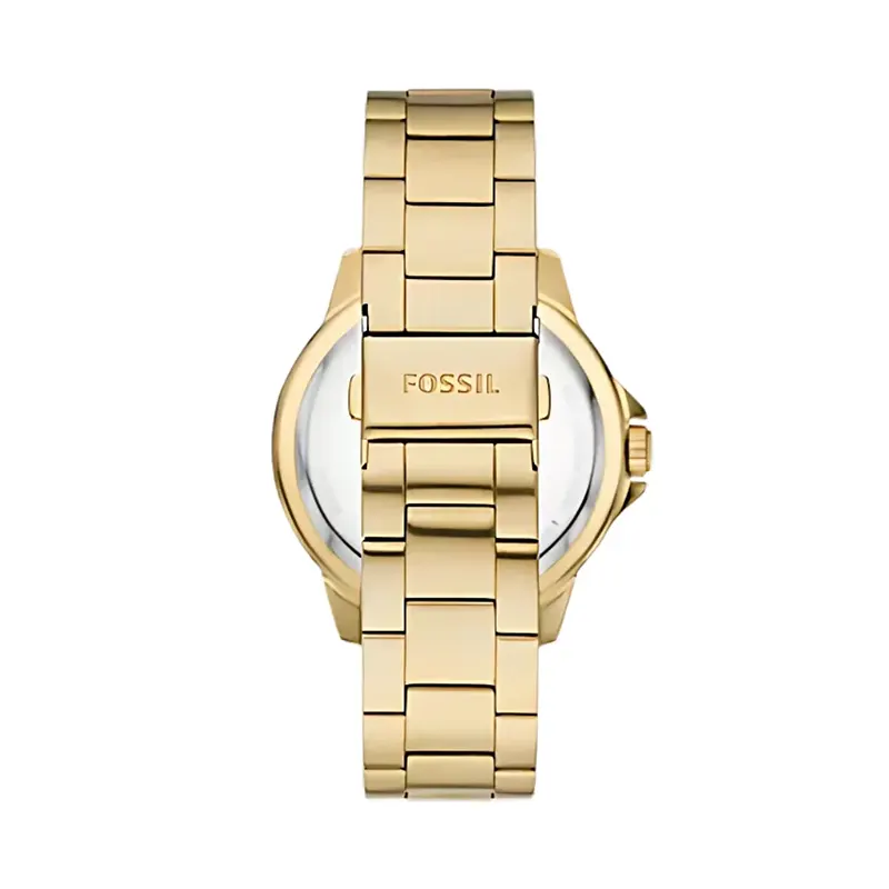 Fossil Bannon Automatic Gold Skeleton Dial Men's Watch- BQ2680